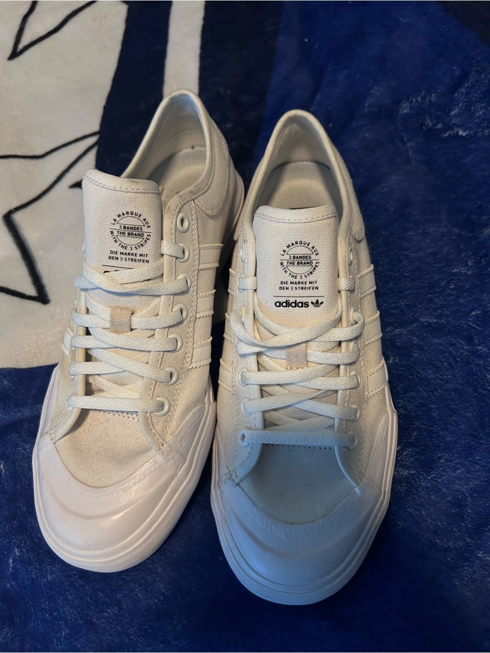 New Adidas Matchcourt Low-White Skate Shows 8.5
